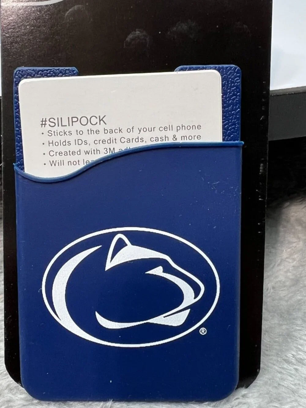 Penn State Nittany Lions Phone Wallet Elastic Universal 3M Adhesive NCAA Merch